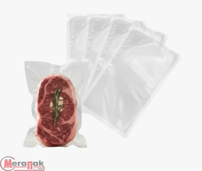 Пакет вакуумный 150*200 РА/РЕ 95/75мк ребр.сторона 1/25 Прозрачный - фото