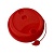 Крышка д/стакана Р80 красная с заглушкой 1/40  Красный - фото