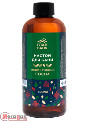 Настой ароматический для бани "Сосна", 400мл, Б22004.  - фото