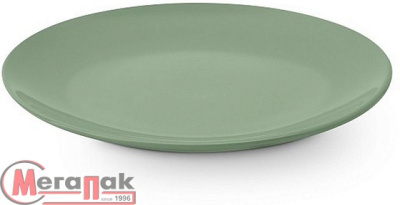 Тарелка керамическая обеденная Glaze, 27 см МЯТНЫЙ, арт. AT-K1707 ATMOSPHERE Мятный - фото