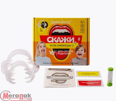 Игра для детей и взрослых "Скажи, если сможешь! Дети против родителей", 05007  - фото