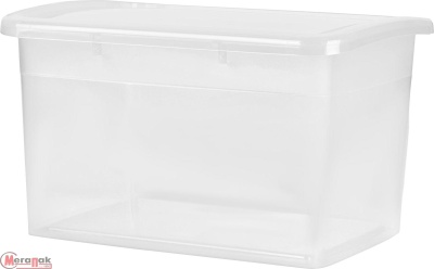 Ящик для хранения Keeplex Laconic 14л 37х27,4х22,2см прозр кристалл (6), арт. KL250511999 Прозрачный - фото