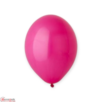 Шар латексный BELBAL (14''/36см) В 105/010 Пастель Экстра Rose 1 шт (1) Фуксия - фото