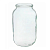 Стеклобанка 1000мл. д.82мм СКО 1/12, арт. 00000002600 Прозрачный - фото