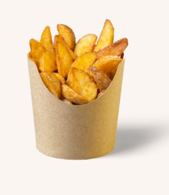 Коробка для снеков 92(75)*97 OSQ SNACK BOWL M (30шт) Коричневый - фото
