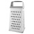 Терка 4 грани 22*11*8,5 см, белая жесть с пластиковой ручкой, BOOMHOUSE Кварц, 701859 (10) Серый - фото