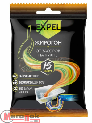 Средство для устранения пищевых и жировых засоров Expel 50 г (60) TS00019  - фото