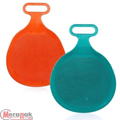 Ледянка с ручкой, Д47/36, 35х47 см, цвета МИКС (1) Микс - фото