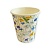 Стакан бумажный 250мл для горячего Летний луг D80 50шт Белый - фото