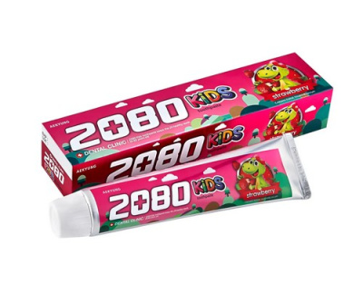 Зубная паста ДЕТСКАЯ КЛУБНИЧНАЯ  AEKYUNG DC 2080 (80 гр)  - фото