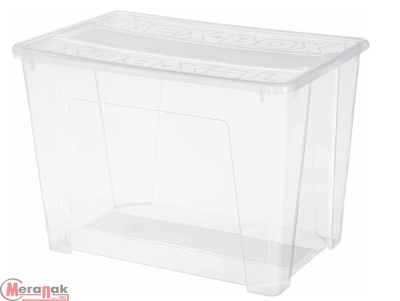 Ящик универсальный 575х380х405 мм "TEX-BOX" 70Л (Бесцветный), арт. 434207401 Бесцветный - фото