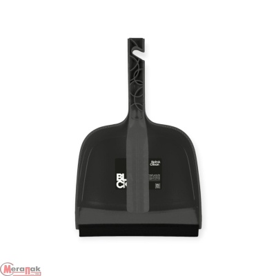 Набор Spin&Clean Black щетка-сметка с совком c кромкой, SC385510621 (16) Черный - фото
