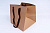 Пакет подарочный бумажный с ручками 25*25*25 Крафт, арт. L64, L67  - фото