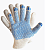 ПАРА Перчатки х/б белые Р с ПВХ (арт13000) Белый - фото