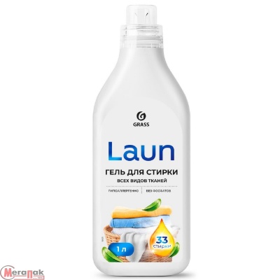 ГрассГель для стирки для всех видов ткани Laum 1л, 126121  - фото