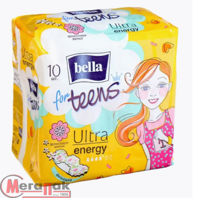 Прокладки женские Белла Перфекта for teens Энерджи А10 Белый - фото