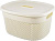 Корзина для хранения с крышкой OSLO 6л лен, арт. PT1331/GRЛН-10 Молочный - фото