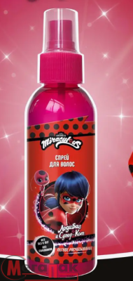 Спрей детский д/легкого расчесывания Чудесная Леди Баг (Miraculous) 150мл Леди Баг и супер Кот, арт. 95047  - фото