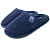Туфли домашние мужские закрытые J2023-06 (синий, 42 (QR)) Синий - фото