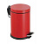 Ведро для мусора 5л с педалью красное из коррозийно стойкой стали 476K Красный - фото