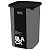 Банка для сыпучих продуктов Sugar&Spice Black 1.2 л 105*105*160 мм арт. SE168510621 с гибкой крышкой 1 шт. Черный - фото