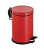 Ведро для мусора 5л с педалью красное из коррозийно стойкой стали 813K Красный - фото