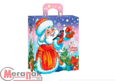 Новог.коробка "Зимнее утро" до 700 гр арт. K2449  - фото