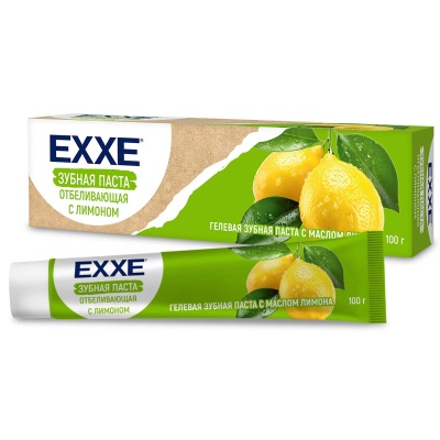 EXXE Зубная паста Отбеливающая с Лимоном, 100г, С0007988 Микс - фото