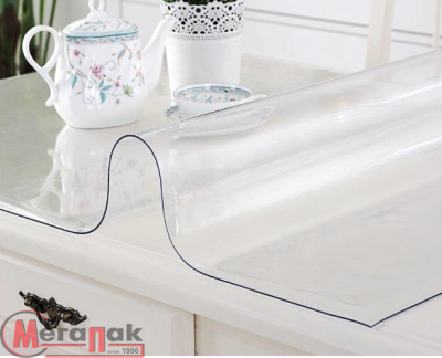 Клеенка силиконовая прозрачная Dekorelle 1,2*20м, толщина 0,8, 143/SN12020 Прозрачный - фото