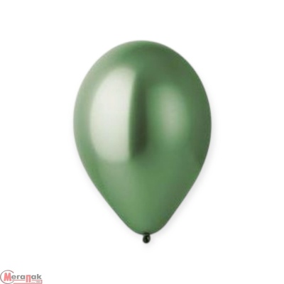 Шар латексный BELBAL (14''/36см)В 105/608 Хром Glossy Lime Green 1 шт (1) Зеленый - фото