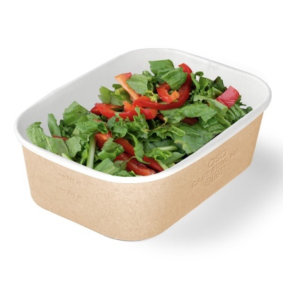 10шт Коробка с купольной PET крышкой OSQ CASE BOWL 660 Коричневый - фото