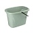 Ведро "Greenland" прямоугольное 8л (зеленый флэк), 221238618/04 (18) Зеленый - фото