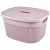 Корзина для хранения c крышкой OSLO 18л лиловый, арт. РТ1333ЛЛВ-10 Розовый - фото
