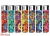 Зажигалка пьезо с нажимным механизмом RFP 39-R COLOR ARROWS, SKULLS, JUICY, 13850, 13854, 13852 (50) Микс - фото
