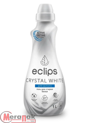 Гель для стирки "Eclips"  Crystal White 1л,   - фото