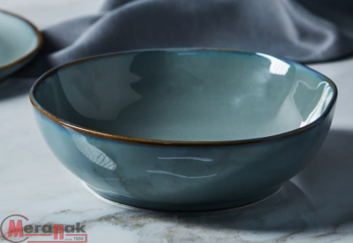 Салатник Ivlev Chef Органика 18х5см, фарфор, серый арт. 816-383 Серый - фото