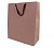 Пакет подарочный бумажный с ручками 43*53*18 Крафт, арт. L144 Коричневый - фото