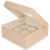 Коробка для маффинов OSQ Muf 9 6230 мл 251*251*99 мм крафт/белая 1 шт. Коричневый - фото