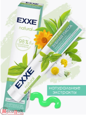 Зубная паста EXXE natural "Зелёный чай", 75 мл арт. С0007237  - фото