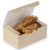 Коробка для наггетсов OSQ Fast Food Box S 115*75*45 мм крафт/белая 25 шт/упак  - фото