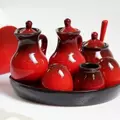 коллекция: посуда красная - фото