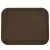 Поднос прямоугольный нескользящий, полиэтилен 36*46см, коричневый 1418PTBR Коричневый - фото