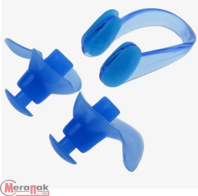 Беруши для плавания + зажим для носа, силикон, цвета микс 4136113 (1200) Onlytop Микс - фото