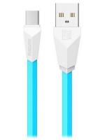 Кабель MICRO USB Remax ALIENS синий Синий - фото